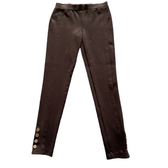 Cache Brown Ponte Stretch Legging Pants Cache | Size Small - Picture 2 of 6
